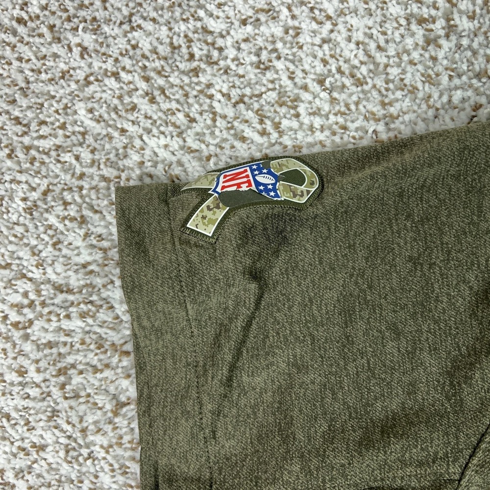 Minnesota Vikings Shirt Mens XL Green NFL Football Nike Henley Salute Service - Picture 3 of 11